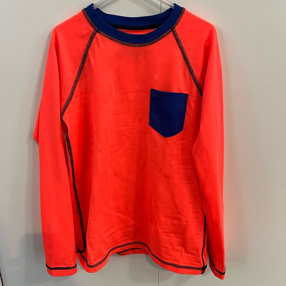J. Crew Boys Long Sleeve Rash Guard, Size 8